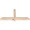 Ekena Millwork Eugene Smooth Timber Gable Bracket, Douglas Fir, 48"W x 24"H x 3 1/2"D x 3 1/2"F, 12/12 Pitch GBW048X24X0404EUG00SDF - alternate 2